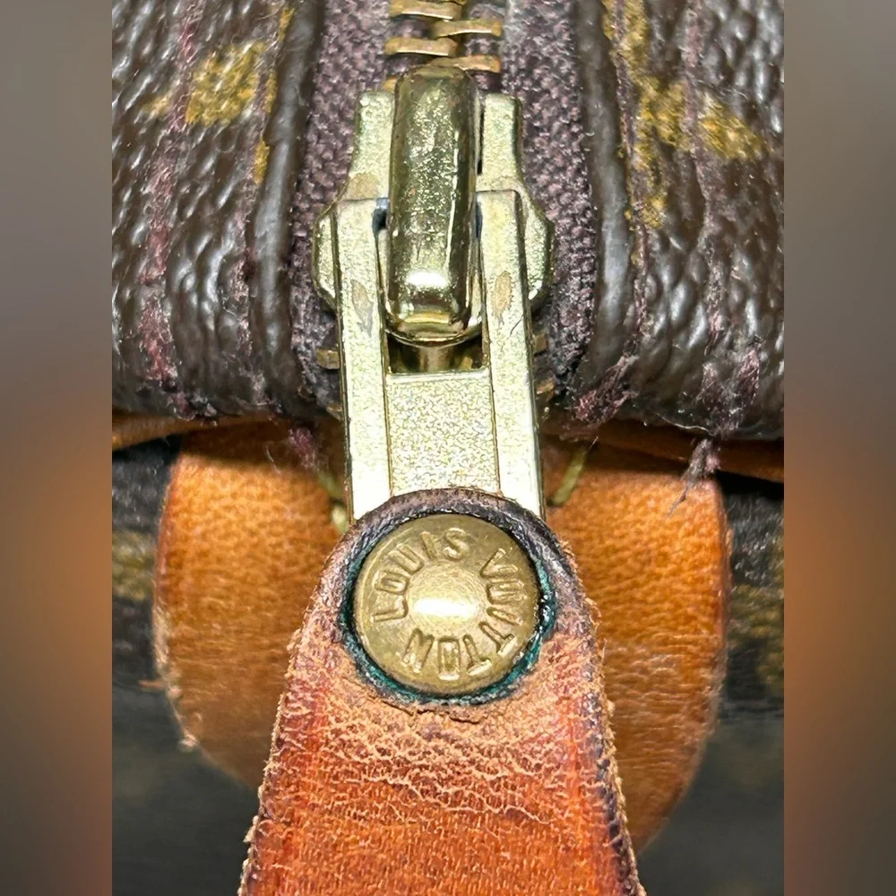 Louis Vuitton Speedy 30 Vintage 90’s Y2K Coated Canvas Purse Bag Large Patina - Picture 7 of 16